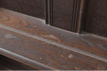 中古　イギリス家具　ERCOL(アーコール)　おしゃれなディスプレイが楽しめる壁掛け収納棚(飾り棚、ウォールラック、ウォールシェルフ、英国)(R-063549)