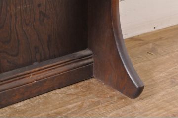 中古　イギリス家具　ERCOL(アーコール)　おしゃれなディスプレイが楽しめる壁掛け収納棚(飾り棚、ウォールラック、ウォールシェルフ、英国)(R-063549)