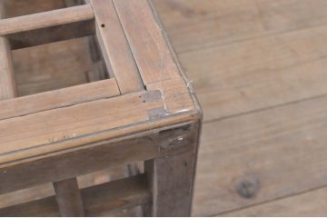 和製アンティーク　上手物　空間のアクセントになる格子センターテーブル(ローテーブル、座卓)(R-063552)