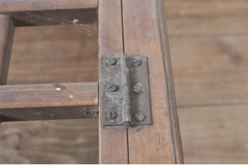 和製アンティーク　上手物　空間のアクセントになる格子センターテーブル(ローテーブル、座卓)(R-063552)