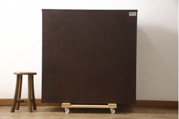 中古　岩谷堂箪笥　脚(台輪付き)リメイク　和の趣あふれる収納箪笥(引き出し、和タンス、衣装箪笥)(R-063557)