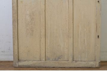 アンティーク建具　ペイント仕上げ限定　レトロな雰囲気づくりにおすすめのガラス戸1枚(引き戸)(R-063575)