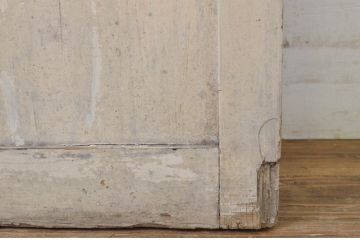 アンティーク建具　ペイント仕上げ限定　レトロな雰囲気づくりにおすすめのガラス戸1枚(引き戸)(R-063575)