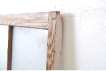 アンティーク建具　ペイント仕上げ限定　レトロな雰囲気づくりにおすすめのガラス戸1枚(引き戸)(R-063575)