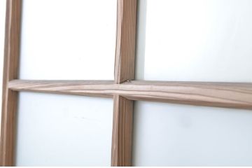 アンティーク建具　ペイント仕上げ限定　レトロな雰囲気づくりにおすすめのガラス戸1枚(引き戸)(R-063575)