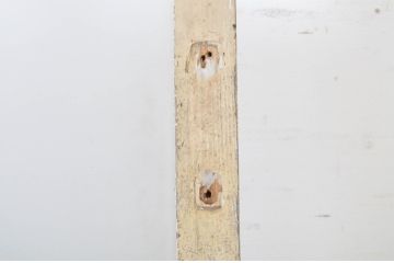 アンティーク建具　ペイント仕上げ限定　レトロな雰囲気づくりにおすすめのガラス戸1枚(引き戸)(R-063576)