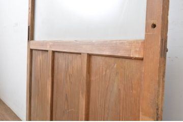 アンティーク建具　どこか懐かしい雰囲気漂うガラス戸1枚(引き戸)(R-063577)