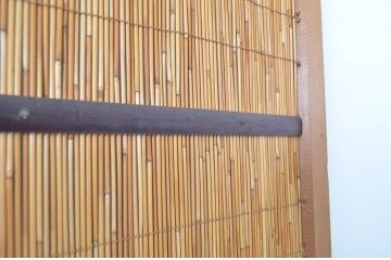 アンティーク建具　透かし彫りがおしゃれな幅狭夏戸4枚セット(簾戸、御簾戸、簀戸、葭戸、夏障子、すど、引き戸)(R-063598)
