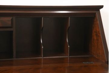 中古　松本民芸家具　805型　気品溢れる佇まいが魅力的なライティングビューロー(簿記机、在宅ワーク、在宅用ワークデスク、机、在宅用引き出し)(R-063662)