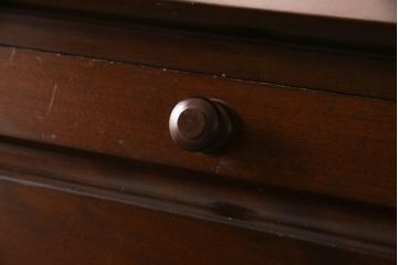 中古　松本民芸家具　805型　気品溢れる佇まいが魅力的なライティングビューロー(簿記机、在宅ワーク、在宅用ワークデスク、机、在宅用引き出し)(R-063662)