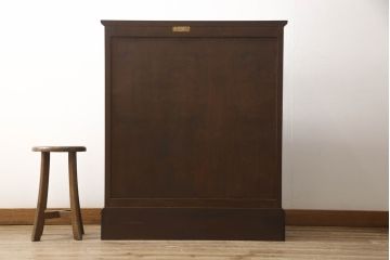 中古　松本民芸家具　805型　気品溢れる佇まいが魅力的なライティングビューロー(簿記机、在宅ワーク、在宅用ワークデスク、机、在宅用引き出し)(R-063662)
