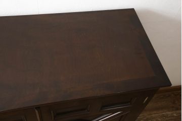 中古　美品　松本民芸家具　クラシカルな雰囲気が魅力のG型和タンス(着物箪笥、チェスト、収納棚)(定価約78万円)(R-063671)