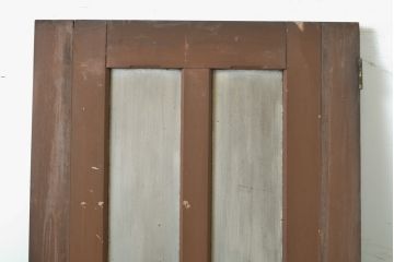 アンティーク建具　ペイント仕上げ限定　レトロな雰囲気を醸し出すドア1枚(扉、木製扉、玄関ドア)(R-063684)