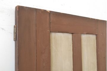 アンティーク建具　ペイント仕上げ限定　レトロな雰囲気を醸し出すドア1枚(扉、木製扉、玄関ドア)(R-063684)