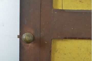 アンティーク建具　ペイント仕上げ限定　レトロな雰囲気を醸し出すドア1枚(扉、木製扉、玄関ドア)(R-063685)