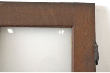 アンティーク建具　レトロな雰囲気づくりが叶うドア1枚(扉、木製扉、ガラス扉、玄関ドア)(R-063687)