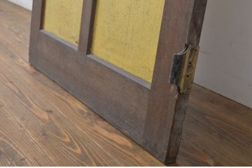 アンティーク建具　レトロな雰囲気づくりが叶うドア1枚(扉、木製扉、ガラス扉、玄関ドア)(R-063687)