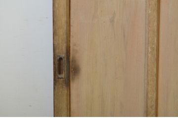 アンティーク建具　ペイント仕上げ限定　背の高い板戸3枚セット(引き戸)(R-063688)