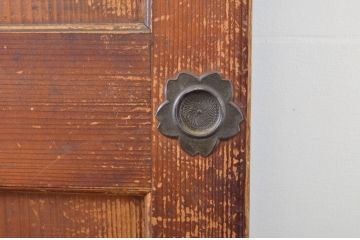 和製アンティーク　時を重ねた深みのある色合いが魅力の帯戸3枚セット(建具、板戸、引き戸)(R-063696)