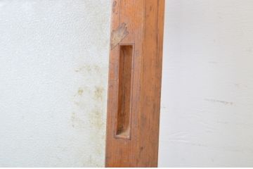 アンティーク建具　昭和レトロな雰囲気漂うガラス戸2枚セット(引き戸)(R-063715)