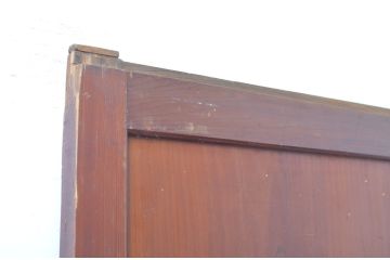 アンティーク建具　一枚板　あたたかみのある木の風合いが感じられる帯戸2枚セット(板戸、引き戸)(R-063717)