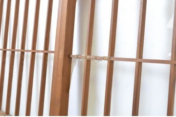 アンティーク建具　落ち着きのある和を演出する障子戸3枚セット(引き戸)(R-063728)
