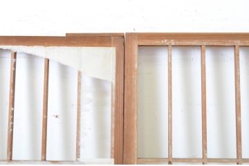 アンティーク建具　落ち着きのある和を演出する障子戸3枚セット(引き戸)(R-063728)