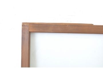 アンティーク建具　昭和の懐かしさを感じさせるガラス戸1枚(引き戸)(R-063729)