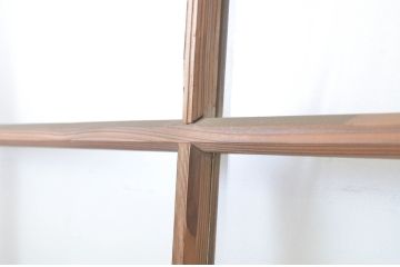 アンティーク建具　昭和の懐かしさを感じさせるガラス戸1枚(引き戸)(R-063729)