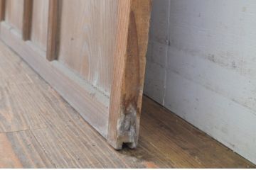 アンティーク建具　昭和の懐かしさを感じさせるガラス戸1枚(引き戸)(R-063729)