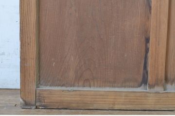 アンティーク建具　昭和の懐かしさを感じさせるガラス戸1枚(引き戸)(R-063729)