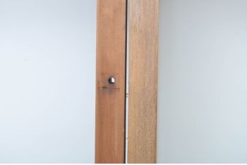 アンティーク建具　レトロな空間を引き立たせるガラス窓2枚セット(ガラス戸、引き戸)(R-063734)