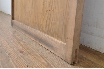 アンティーク建具　大正ロマン　どこか懐かしい雰囲気漂うガラス戸1枚(引き戸)(R-063742)