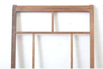 アンティーク建具　大正ロマン　どこか懐かしい雰囲気漂うガラス戸1枚(引き戸)(R-063742)