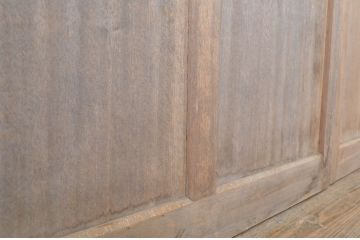 アンティーク建具　木のぬくもり感じる色合いが魅力のガラス戸2枚セット(引き戸)(R-063743)