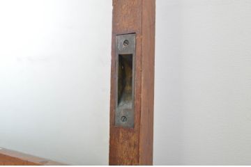 アンティーク建具　大正ロマン溢れるお洒落なガラス戸4枚セット(引き戸)(R-063748)