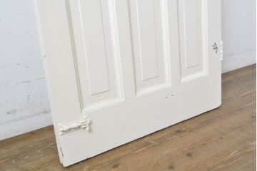 アンティーク建具　イギリスアンティーク　ステンドグラスがおしゃれなドア1枚(木製扉、ガラス扉、玄関ドア)(R-063753)