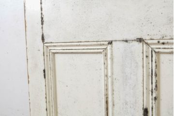 アンティーク建具　イギリスアンティーク　ステンドグラスがおしゃれな木製ドア1枚(木製扉、ガラス扉、玄関ドア)(R-063754)