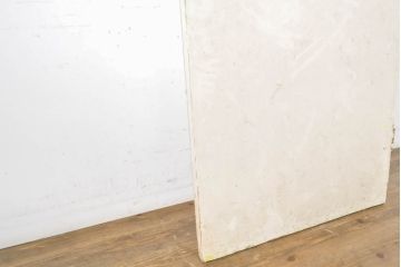 アンティーク建具　イギリスアンティーク　ステンドグラスがおしゃれな木製ドア1枚(木製扉、ガラス扉、玄関ドア)(R-063755)