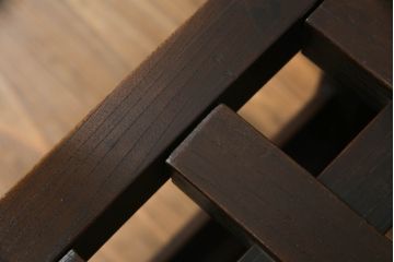和製アンティーク　総欅(ケヤキ)材　木のぬくもりを感じられるこたつやぐら(炬燵櫓、センターテーブル、ローテーブル)(R-063772)