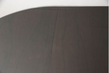 デンマークビンテージ　Skovmand & Andersen(スコブマント&アンダーセン) 社　ローズウッド材　落ち着いた雰囲気がシックな空間づくりにぴったり!ガラス天板付きエクステンションテーブル(ダイニングテーブル、2人掛け、4人掛け、6人掛け、食卓、ラウンドテーブル、丸テーブル、北欧、ヴィンテージ)(R-063800)
