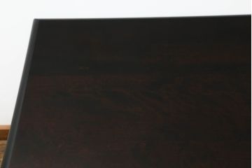 中古　美品　北海道民芸家具　落ち着いた色合いとシンプルなデザインが魅力のサイドデスク(机、サイドテーブル、作業台、在宅用、在宅ワーク)(R-063802)