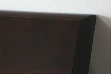 中古　美品　北海道民芸家具　落ち着いた色合いとシンプルなデザインが魅力のサイドデスク(机、サイドテーブル、作業台、在宅用、在宅ワーク)(R-063802)