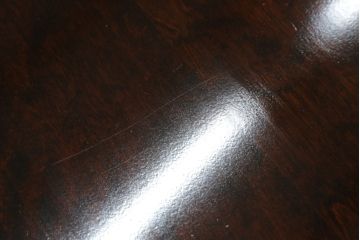 中古　美品　北海道民芸家具　落ち着いた色合いとシンプルなデザインが魅力のサイドデスク(机、サイドテーブル、作業台、在宅用、在宅ワーク)(R-063802)