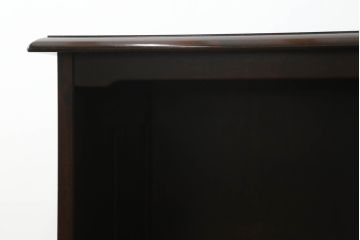 中古　美品　北海道民芸家具　落ち着いた色合いとシンプルなデザインが魅力のサイドデスク(机、サイドテーブル、作業台、在宅用、在宅ワーク)(R-063802)