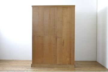 中古　最高級!!　特注!!　伝統工芸士　田澤謙介作　収納力抜群!ぶ厚い桐材の組み立て式加茂総桐箪笥(桐たんす、衣装箪笥、収納箪笥、和タンス、洋服タンス、ワードローブ)(定価約200万円)(R-063820)