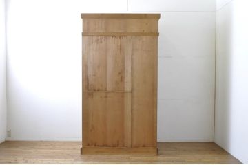 中古　最高級!!　特注!!　伝統工芸士　田澤謙介作　ぶ厚い桐材が使われた組み立て式加茂総桐箪笥(桐たんす、衣装箪笥、収納箪笥、和タンス、洋服タンス、ワードローブ)(定価約250万円)(R-063822)