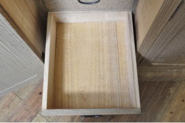 中古　最高級!!　特注!!　伝統工芸士　田澤謙介作　ぶ厚い桐材が使われた組み立て式加茂総桐箪笥(桐たんす、衣装箪笥、収納箪笥、和タンス、洋服タンス、ワードローブ)(定価約250万円)(R-063822)
