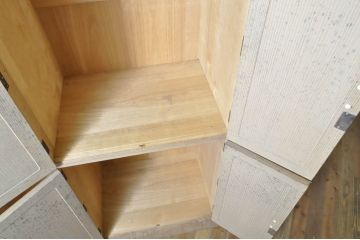 中古　最高級!!　特注!!　伝統工芸士　田澤謙介作　ぶ厚い桐材が使われた組み立て式加茂総桐箪笥(桐たんす、衣装箪笥、収納箪笥、和タンス、洋服タンス、ワードローブ)(定価約170万円)(R-063824)