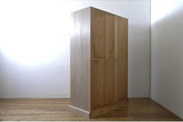 中古　最高級!!　特注!!　伝統工芸士　田澤謙介作　ぶ厚い桐材が使われた組み立て式加茂総桐箪笥(桐たんす、衣装箪笥、収納箪笥、和タンス、洋服タンス、ワードローブ)(定価約170万円)(R-063824)